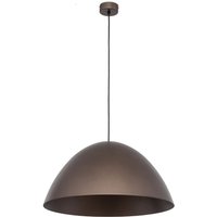 Hängelampe rund Ø 50 cm H: max. 1,7 m Braun Metall E27 Hängelampe rund Ø 50 cm H: max. 1,7 m Braun Metall E27 von TK Lighting