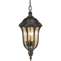 Hängeleuchte Braun Stahl Terrasse Vintage IP44 von ELSTEAD