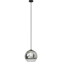 Hängeleuchte Chrom E27 Ø 20 cm Glas Metall Kugelschirm Hängeleuchte Chrom E27 Ø 20 cm Glas Metall Kugelschirm von Nowodvorski