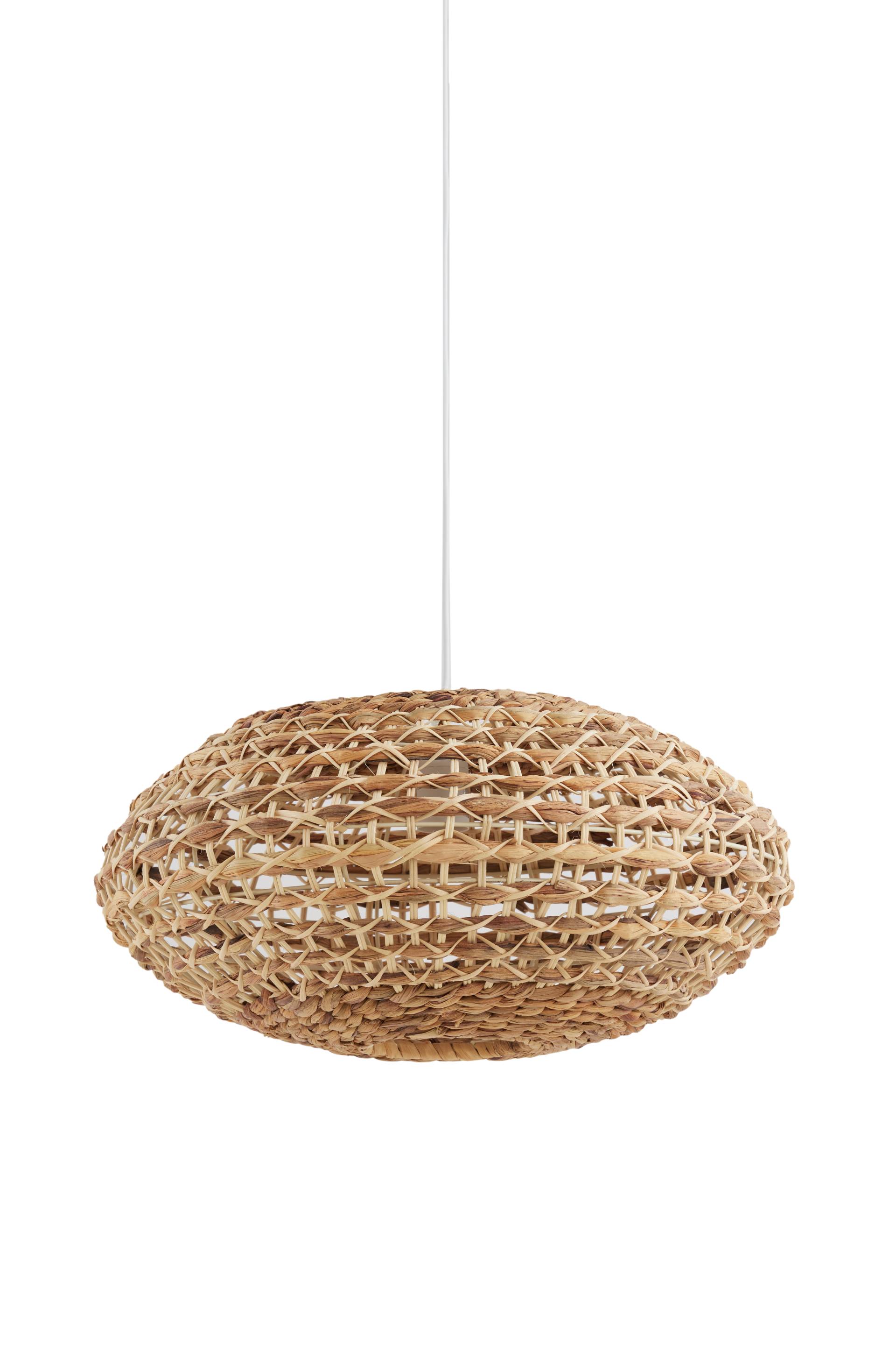 Hängeleuchte  Durchm. 50x24cm in Rattan natural