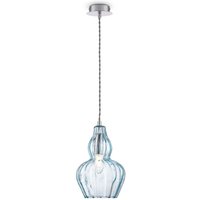 Hängeleuchte Glas Metall E14 rund Ø 16 cm Modern von Maytoni