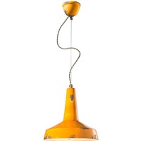 Hängeleuchte Keramik E27 rund D: 35 cm H: max. 133 cm von Ferroluce