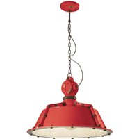 Hängeleuchte Keramik H: max. 110 cm Rot Shabby Antik von Ferroluce