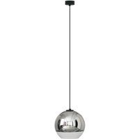 Hängeleuchte Kugelschirm Chrom Ø 25 cm Metall Glas E27 Hängeleuchte Kugelschirm Chrom Ø 25 cm Metall Glas E27 von Nowodvorski