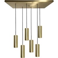 Hängeleuchte Messing B: 80 cm in Bronze hell 6x E27 massiv von Ghidini Giovanni Battista
