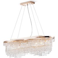 Hängeleuchte Metall E14 H: max. 68 cm Kristall länglich von Maytoni
