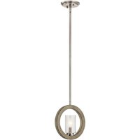 Hängeleuchte Metall Glas H: max. 127,8 cm E14 rund von ELSTEAD