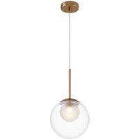 Hängeleuchte Metall Glas Ø 20 cm H: max. 344,1 cm G9 von Maytoni