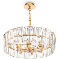 Hängeleuchte Metall Ø 51,7 cm H: max. 66,8 cm in Gold von Maytoni