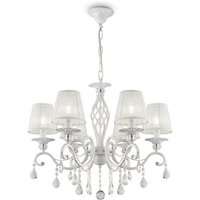 Hängeleuchte Metall Stoff 63 cm breit H: max. 116 cm Hängeleuchte Metall Stoff 63 cm breit H: max. 116 cm von Maytoni