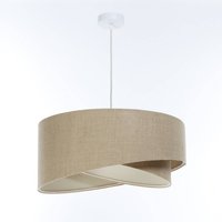 Hängeleuchte Natur E27 rund D: 45 cm Modern Boho Hängeleuchte Natur E27 rund D: 45 cm Modern Boho von BPS Koncept