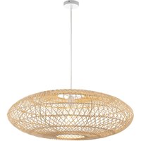 Hängeleuchte Rattan Metall D: 76 cm rund Natur Weiß E27 Boho Hängeleuchte Rattan Metall D: 76 cm rund Natur Weiß E27 Boho von Endon