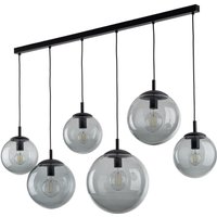 Hängeleuchte Rauchglas Metall 130 cm lang H: max. 150 cm Hängeleuchte Rauchglas Metall 130 cm lang H: max. 150 cm von TK Lighting