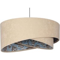 Hängeleuchte Stoff Velours Optik rund Ø 50 cm Modern E27 Hängeleuchte Stoff Velours Optik rund Ø 50 cm Modern E27 von BPS Koncept