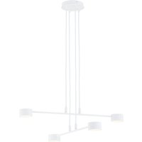Hängeleuchte Weiß B: 70 cm Metall verstellbar GX53 4-flammig von Emibig