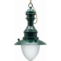 Hängeleuchte außen Messing Glas D: 20 cm IP43 E27 Maritim von Lido Light Fixture Man. LTD