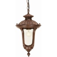 Hängeleuchte in Bronze außen Rustikal IP44 opulent von ELSTEAD
