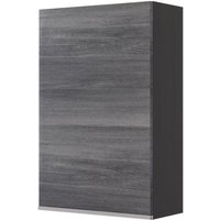 Hängeschrank 40 AREZZO von Held Möbel Graphit / Eiche rauchsilber