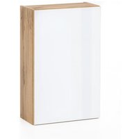 Hängeschrank 40 HELSINKI von Held Möbel Wotan Eiche / Glas weiß