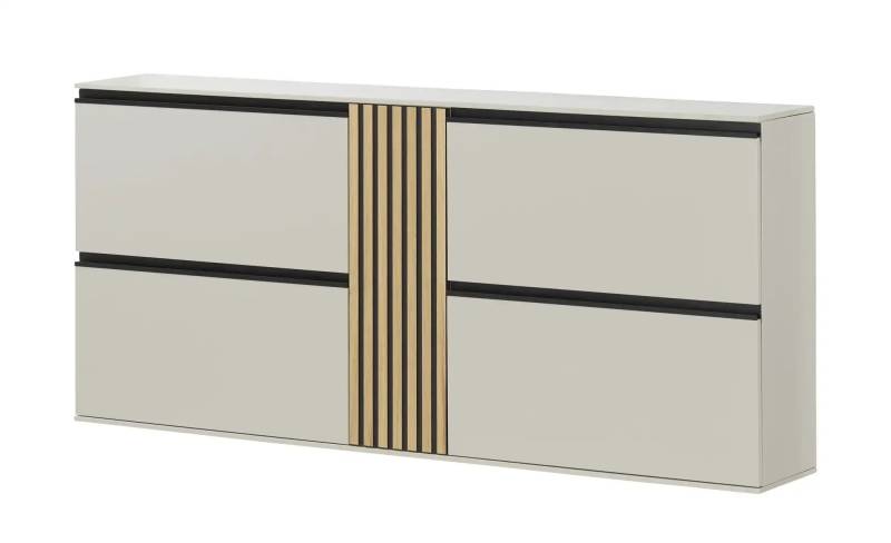 Hängeschuhschrank  Pinto ¦ grau ¦ Maße (cm): B: 187,4 H: 82,2 T: 30.0 Garderoben & Kleiderstangen > Garderoben Schuhschränke - Höffner