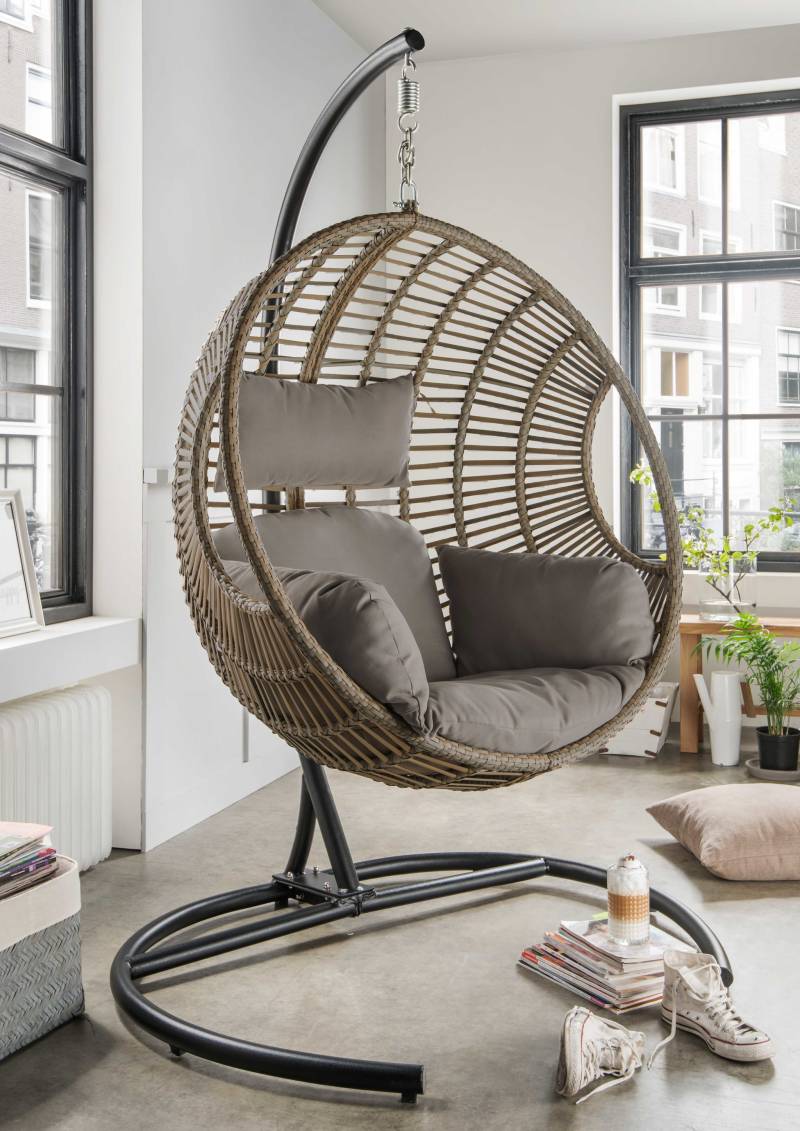 Hängesessel COCO DELUXE II Beige-Grau Beige-Grau