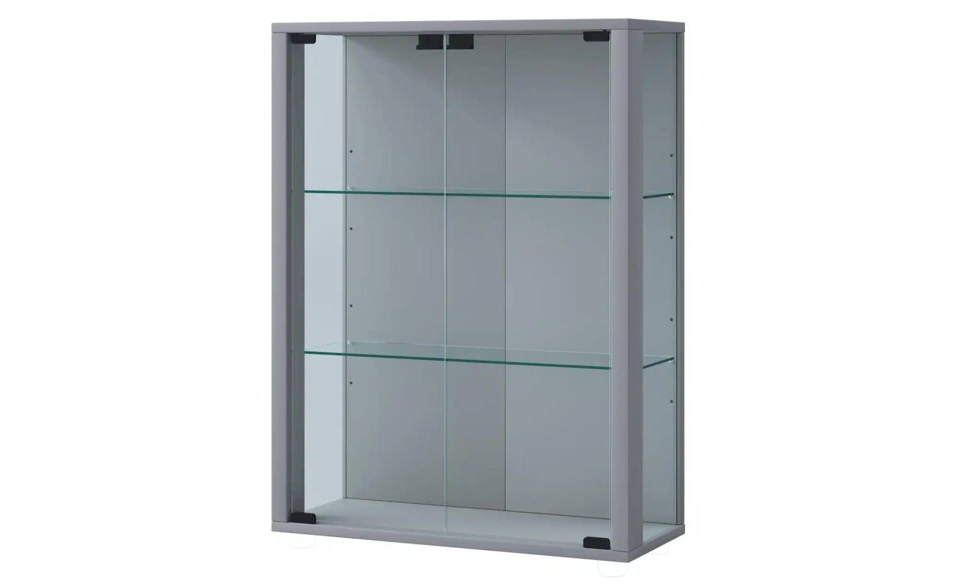 Hängevitrine  Udina ¦ silber ¦ Maße (cm): B: 60 H: 80 T: 25.0 Schränke > Hängeschränke - Höffner