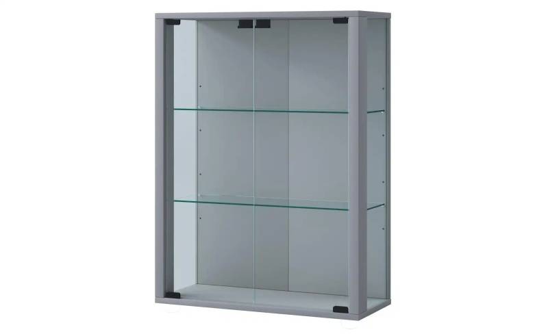 Hängevitrine  Udina ¦ silber ¦ Maße (cm): B: 60 H: 80 T: 25.0 Schränke > Hängeschränke - Höffner