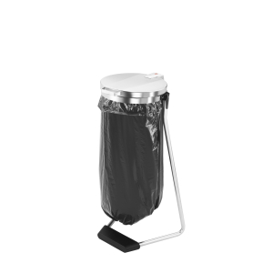 Hailo Profiline Müllsackständer, Robuste Abfallsackhalterung mit der cleveren Müllbeutelfixierung, Volumen: 120 Liter