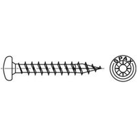 Universalschraube 5 x 45 mm Halbrundkopf Kreuzschlitz z Vollgewinde 4CUT wirox A3J 200 Stk - Spax von SPAX