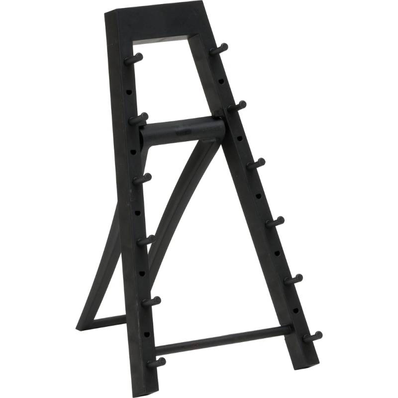 Haller 6-er Messer-Ständer schwarz Kunststoff