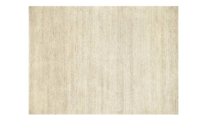 Handgeknüpfter Naturteppich  Davina Uni ¦ creme ¦ Wolle ¦ Maße (cm): B: 120 Teppiche > Hochflorteppiche - Höffner