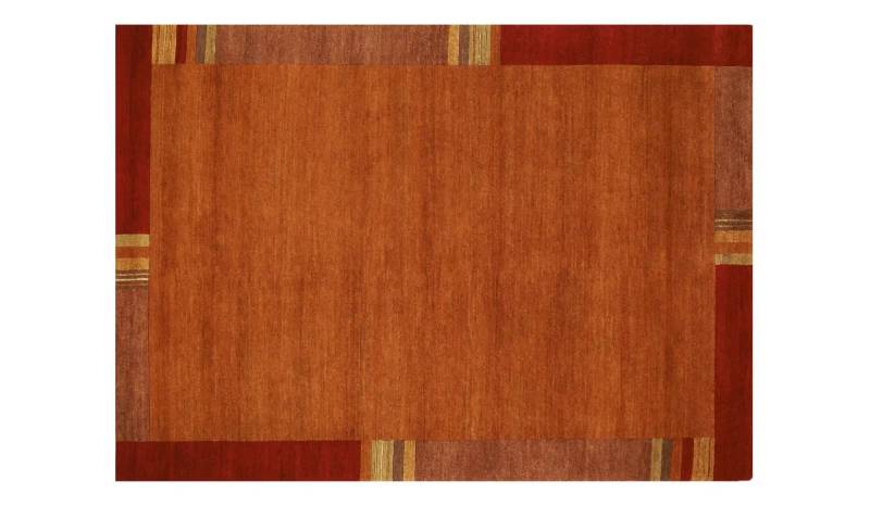 Handgeknüpfter Naturteppich  Sensation Silk Lakir ¦ orange ¦ Wolle ¦ Maße (cm): B: 200 Teppiche > Hochflorteppiche - Höffner