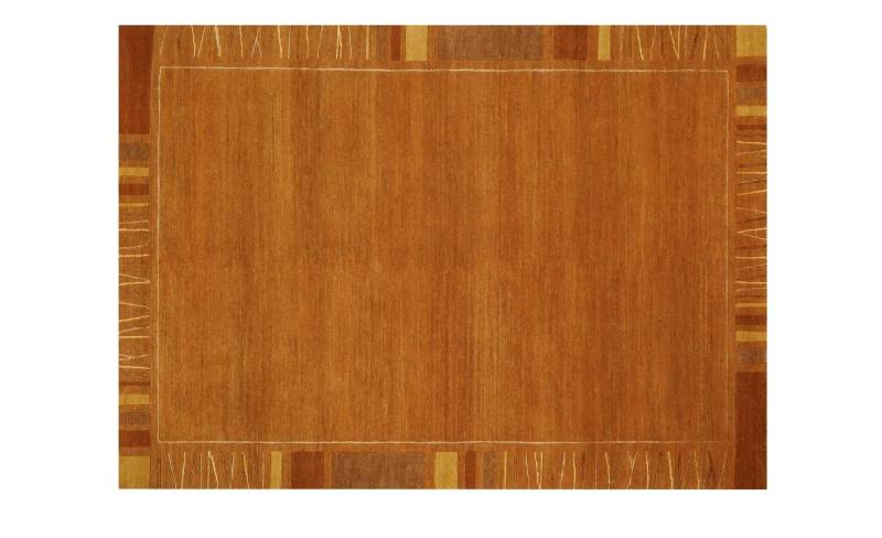 Handgeknüpfter Naturteppich  Sensation Silk Rekhi ¦ orange ¦ Wolle ¦ Maße (cm): B: 90 Teppiche > Naturteppiche - Höffner
