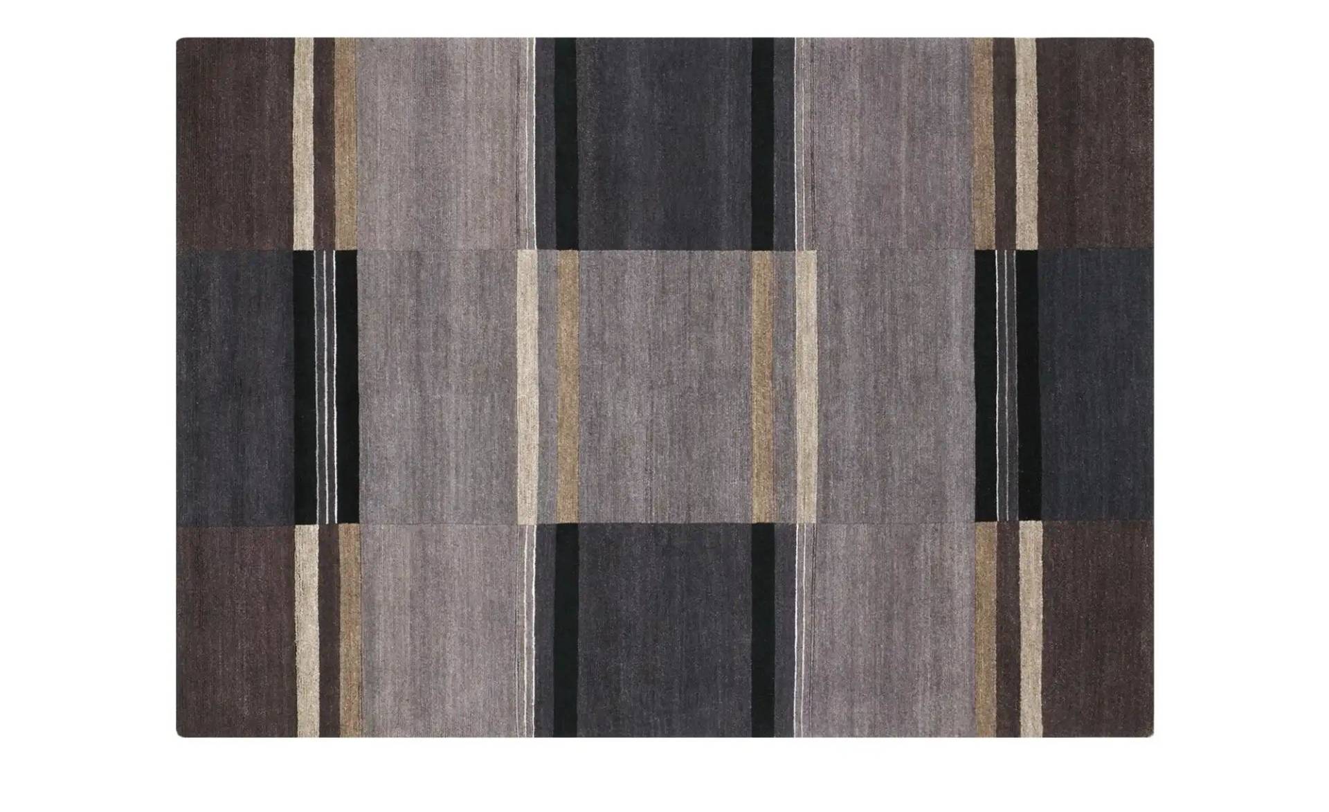 Handgeknüpfter Naturteppich  Sensation Silk Soya ¦ grau ¦ Wolle ¦ Maße (cm): B: 90 Teppiche > Wohnteppiche > Naturteppiche - Möbel Kraft