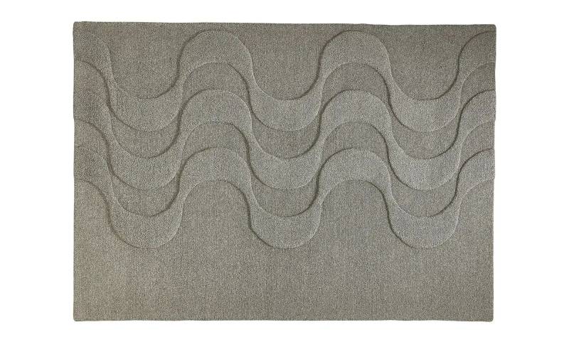 Handtuft-Teppich  Flow ¦ grau ¦ Wolle ¦ Maße (cm): B: 120 Teppiche > Naturteppiche - Höffner