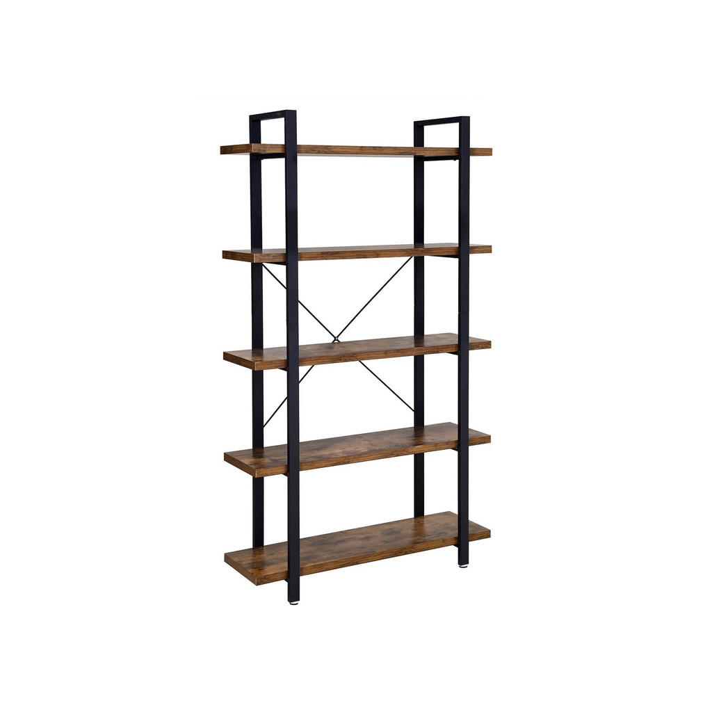 Hansiro Standregal, Braun, Holzwerkstoff, 33.5x178x105 cm, Wohnzimmer, Regale, Bücherregale von Hansiro