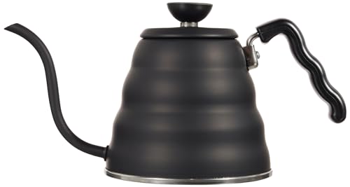 Hario VBK-120-MB V60 Bouno Kaffeetropfkessel Schwanenhals Stovetop Black (1.2L/ 1200 ml) schwarz von HARIO