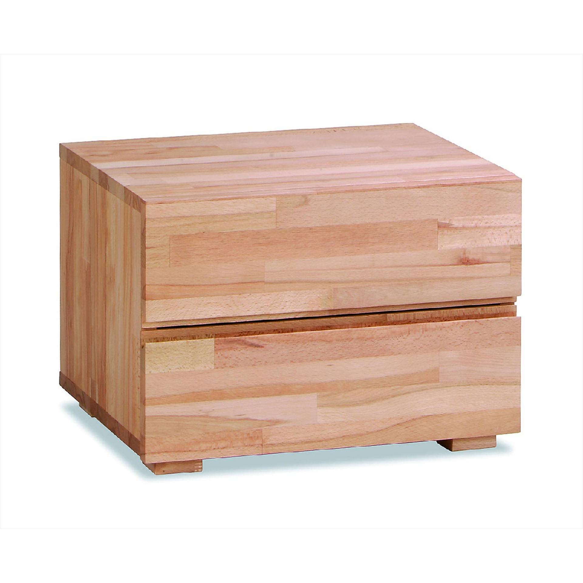 Hasena Dupla – massiver Nachttisch mit 2 Schubladen, Buche oder Kernesche, verschiedene Farben Hasena Dupla – massiver Nachttisch mit 2 Schubladen, Buche oder Kernesche, verschiedene Farben