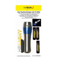 Heitech LED-Alu-Taschenlampe silber von Heitech