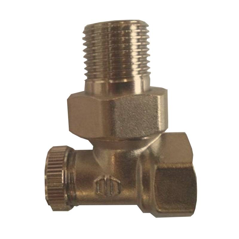 Heizkörper Rücklaufverschraubung DN 15 (1/2') Eckform von KaminStore24