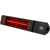 Heizstrahler, BxH: 54 x 9,5 cm, max. Heizleistung: 1,5 W - schwarz