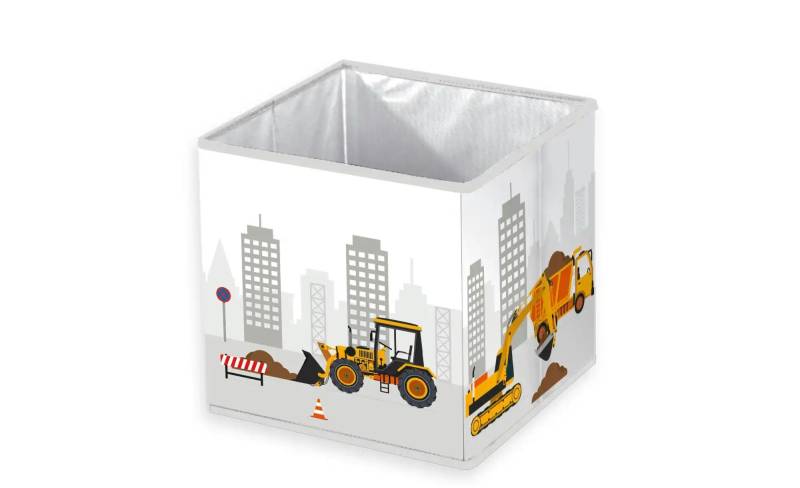 Herding Aufbewahrungsbox  Baustelle ¦ mehrfarbig ¦ Stoff ¦ Maße (cm): B: 30 H: 30 Aufbewahrung > Aufbewahrungsboxen - Höffner