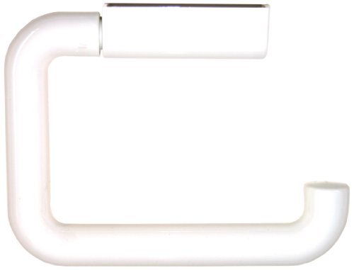 Hewi Heinrich Wilke Toilettenpapierhalter Serie 477, reinweiß aus Edelstahl und Kunststoff für moderne Badezimmer