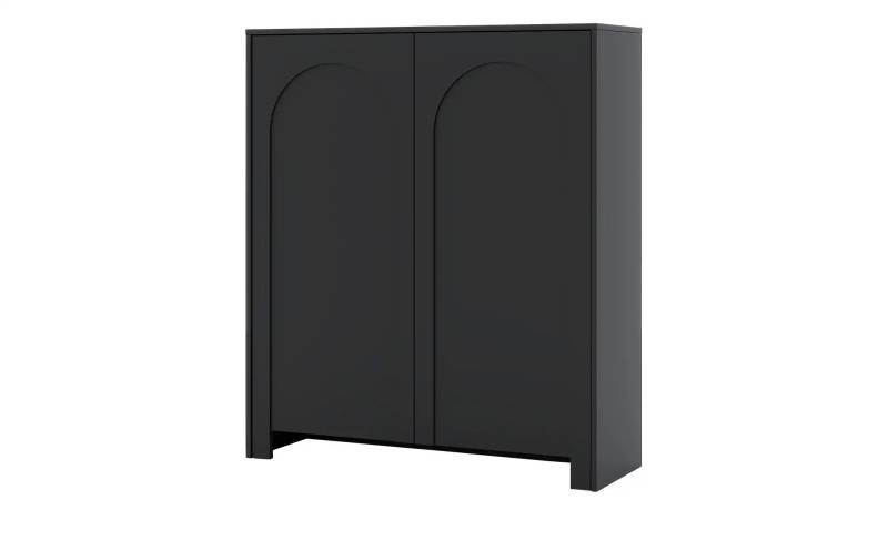 Highboard  Arsoli ¦ schwarz ¦ Maße (cm): B: 100 H: 117 T: 35.0 Kommoden & Sideboards > Highboards - Höffner