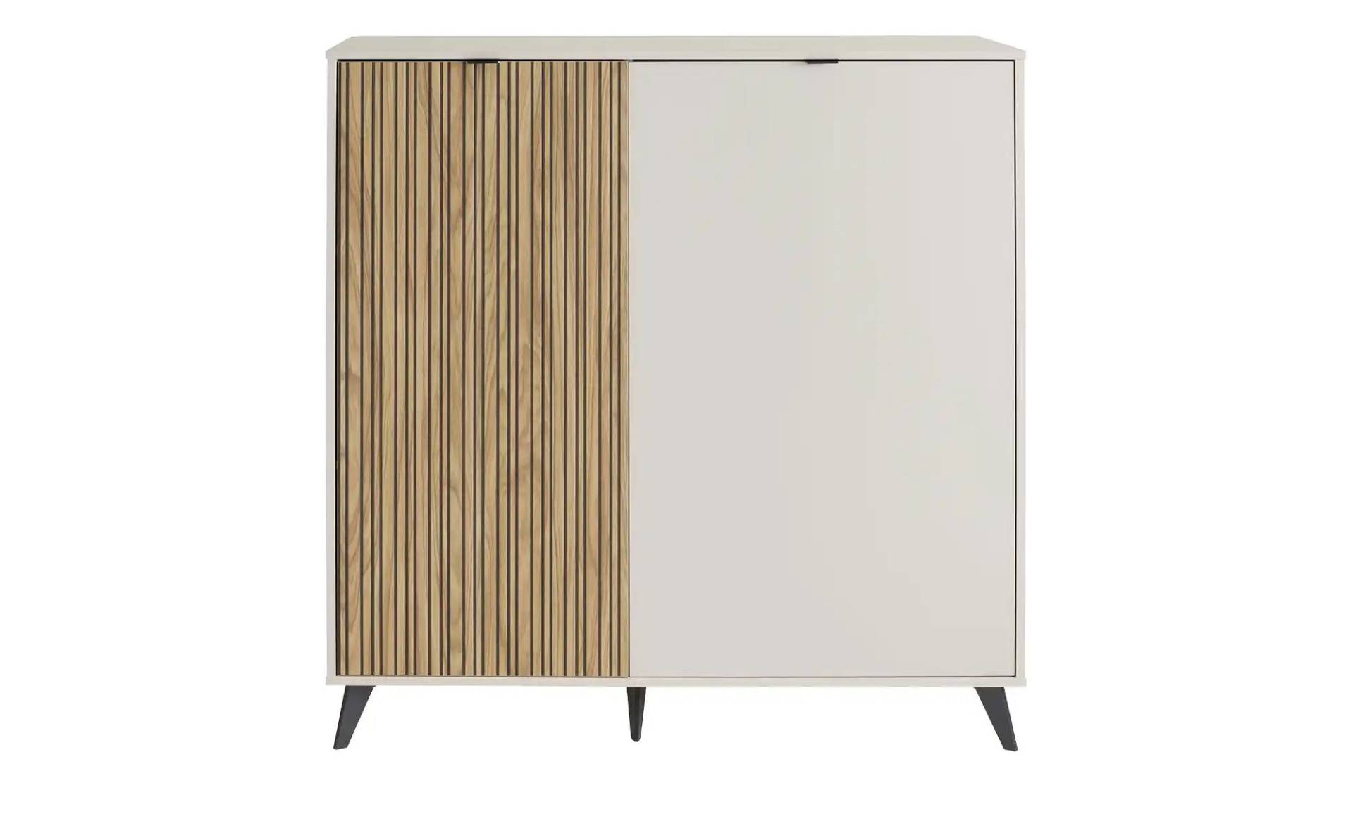 Highboard  Ispani ¦ creme ¦ Maße (cm): B: 123,2 H: 125,6 T: 40.7 Kommoden & Sideboards > Highboards - Höffner
