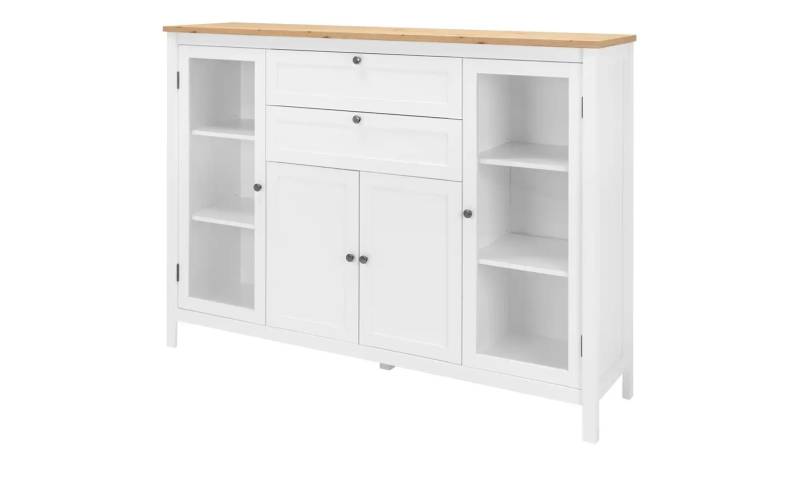 Highboard  Mazzano ¦ weiß ¦ Maße (cm): B: 160 H: 120 T: 40.0 Kommoden & Sideboards > Highboards - Höffner