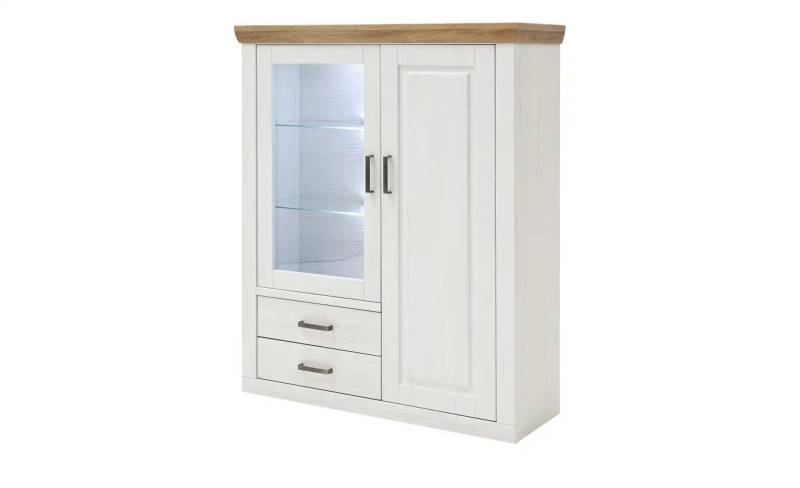 maison bleue Highboard  Xanten ¦ weiß ¦ Maße (cm): B: 118 H: 142 T: 40.0 Kommoden & Sideboards > Highboards - Höffner