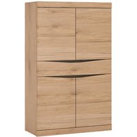 Highboard SUMMER TYP 30 von Wojcik San Remo hell Absetzung Arusha Wenge
