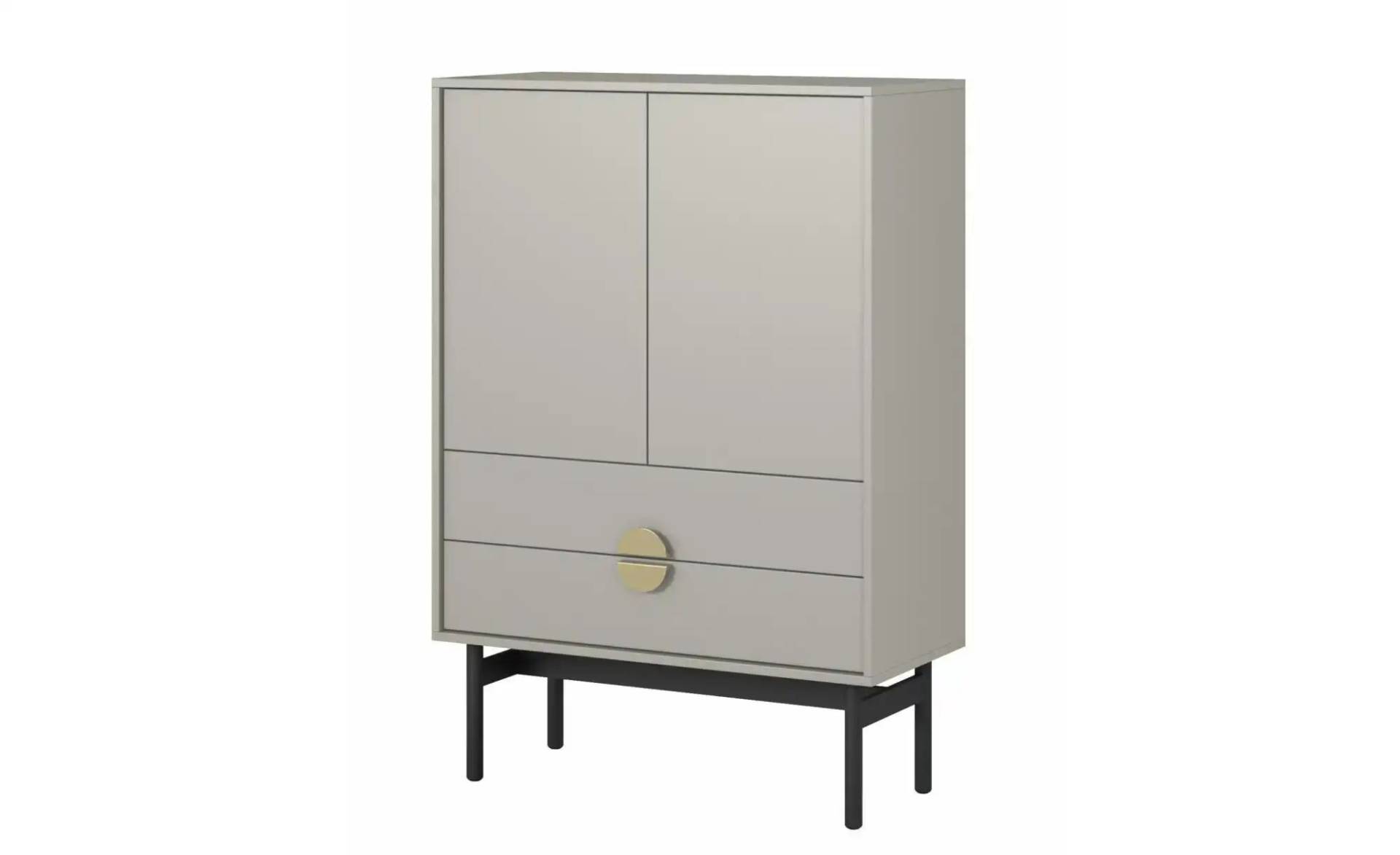 Highboard  Stoon ¦ beige ¦ Maße (cm): B: 85,5 H: 123,7 Kommoden & Sideboards > Sideboards - Höffner