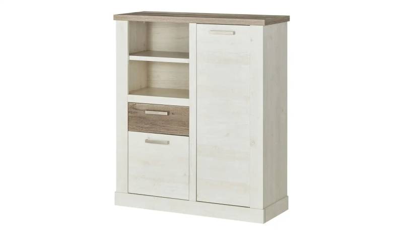Highboard  Viareggio ¦ weiß ¦ Maße (cm): B: 109,8 H: 128,3 T: 41.3 Kommoden & Sideboards > Highboards - Höffner